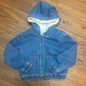 Cat & Jack Blue Denim Hooded Jacket